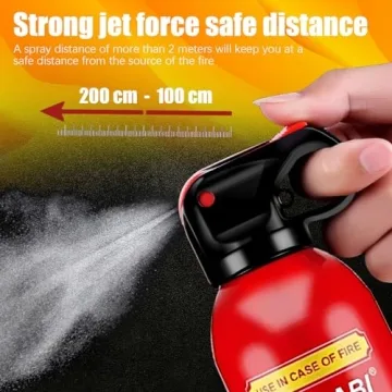 FIOZABI Portable Fire Extinguisher Spray 4 in 1, Eco-Friendly Safety