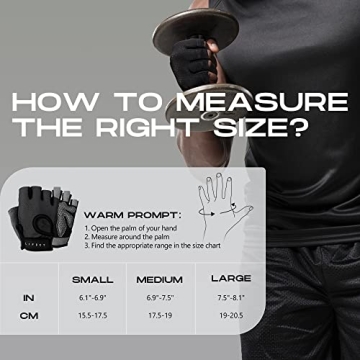 LIFECT Breathable Workout Gloves for Gym & Crossfit