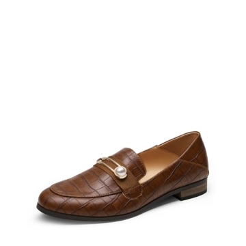 DREAM PAIRS Stylish Slip On Loafers for Women - Comfortable Casual Flats