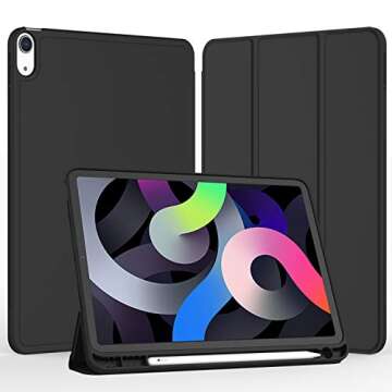 iMieet iPad Air 11 Inch Case M3(2025) & M2(2024) with Pencil Holder