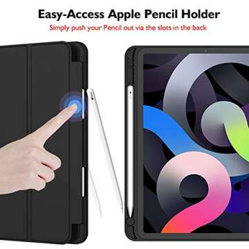iMieet iPad Air 11 Inch Case with Pencil Holder and Stand