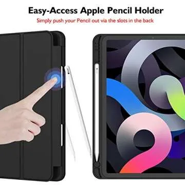 iMieet iPad Air 11 Inch Case with Pencil Holder and Stand