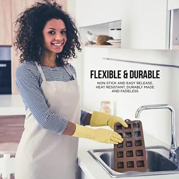 KITCHENATICS Silicone Molds for Chocolate & Candy Making