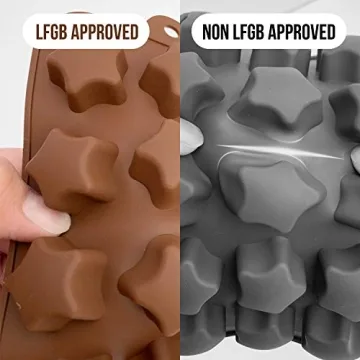 KITCHENATICS Silicone Molds for Chocolate & Candy Making