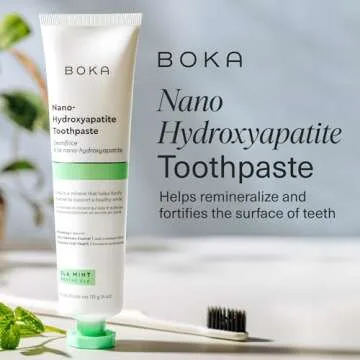 Boka Fluoride Free Travel Size Toothpaste - NHA, Sensitive Teeth, Whitening