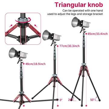Lightweight ULANZI MT-49 Carbon Fiber Tripod for Photography