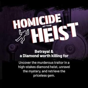 Hunt A Killer Homicide at The Heist - Solve a Murder of a Brilliant Thief - for True Crime Fans with Documents & Puzzles - Murder Mystery Game for Adults - Solve Crimes at Game Night or Date Night