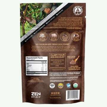 Organic Raw Cacao Powder - Superfood for Baking & Smoothies