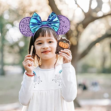 Eisyaa Sequin Mouse Ears Headband for Disney Fun