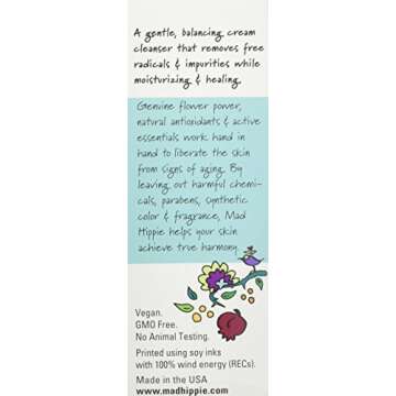 MAD HIPPIE CREAM CLNSR,GNTL,MSTRZNG, 4 Fl Oz