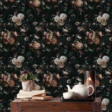 Floralplus Removable Peel and Stick Wallpaper for Home