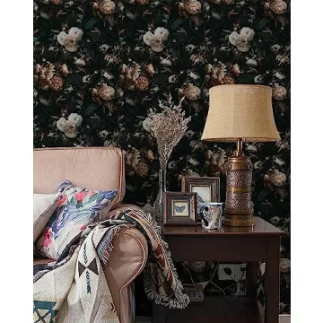 Floralplus Removable Peel and Stick Wallpaper for Home