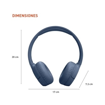 JBL Tune 670NC Noise Cancelling Headphones Blue