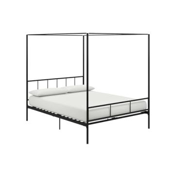 Elegant Novogratz Modern Four Poster Bed for Home Decor