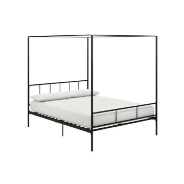 Elegant Novogratz Modern Four Poster Bed for Home Decor
