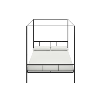 Elegant Novogratz Modern Four Poster Bed for Home Decor
