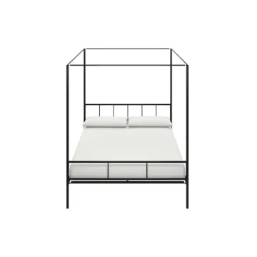 Elegant Novogratz Modern Four Poster Bed for Home Decor