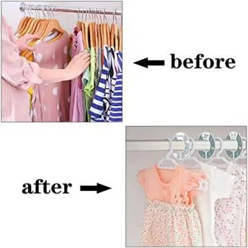 upain Baby Closet Size Dividers for Clothes Set of 8