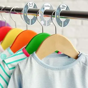 upain Baby Closet Size Dividers for Clothes Set of 8