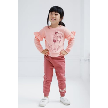 Cozy Disney Marie Infant Girls Sweatshirt and Pants Set