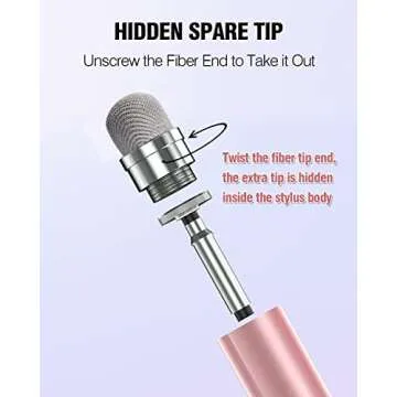 2-in-1 Stylus Pens for iPad & Touch Screens - 3 Pack