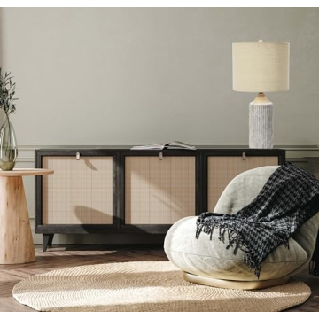 Elegant Creative Co-Op 12" Round Desk Lamp for Modern Spaces