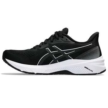 ASICS Women's GT-1000 12 Running Shoes, 9, Black/White