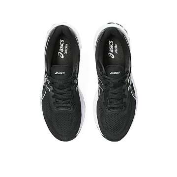 ASICS Women's GT-1000 12 Running Shoes, 9, Black/White