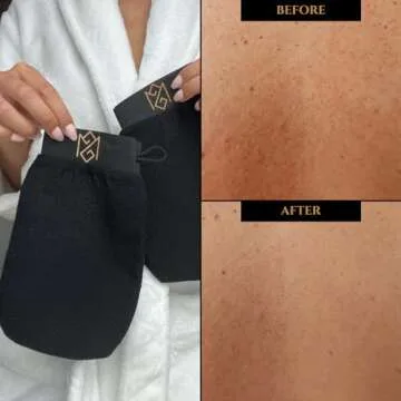 Exfoliating Glove Kessa Mitt for Deep Skin Renewal Spa Treatment
