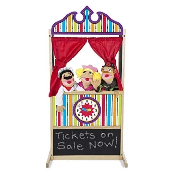 Melissa & Doug Deluxe Puppet Theater for Creative Kids
