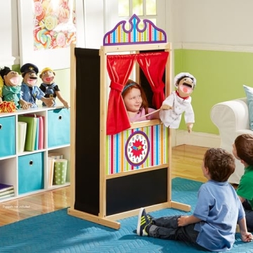 Melissa & Doug Deluxe Puppet Theater for Creative Kids