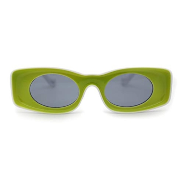 Unique Concave Thick Mod Sunglasses for Stylish Women