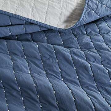 SHALALA NY Reversible Cotton Quilt Set for All Seasons