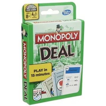 Monopoly Deal Card Game for Families - Fast & Fun