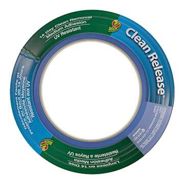 Duck Brand Clean Release Painter's Tape - Versatile, UV-Resistant, Easy to Remove