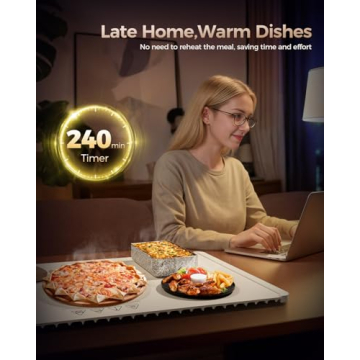 LNNIW Food Warming Mat – Fast & Portable Heating Solution