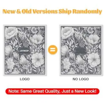 JOYMOOP 12 Pack Decorate Cleaning Cloth (Black White of Decorative Series), Reusable Absorbent Dish Towels, Non-Scratch Washable Rags for Cookware, Kitchen and Household Cleaning - 6.7×7.9 inch