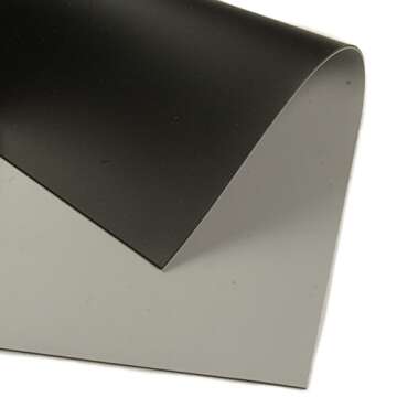 Greatmats Reversible Marley Dance Floor for Ballet, Lyrical Dance, Jazz and Home Studio Flooring,10 ft Roll, Black/Gray