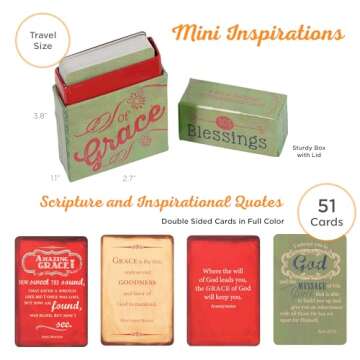 Retro Blessings 101 Blessings of Grace Cards, Inspirational Scripture Cards to Keep or Share (Boxes ...