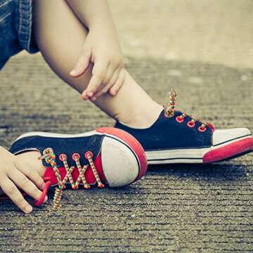 WILLBOND 12 Pairs No Tie Curly Shoelaces Elastic Shoe Lace Solid Color Suitable in Sports Flat Shoelace(Multicolor)