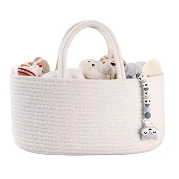 Stylish Baby Diaper Caddy Organizer for All Necessities – Versatile and Portable