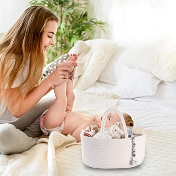 Stylish Baby Diaper Caddy Organizer Portable for Newborn