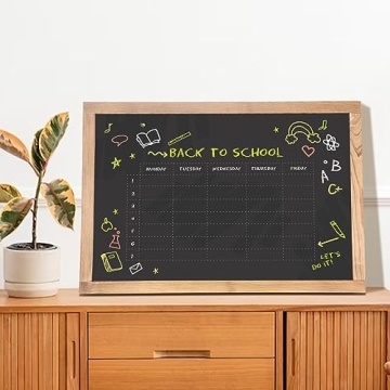 Rustic Wooden Framed Chalkboard for Home & Office