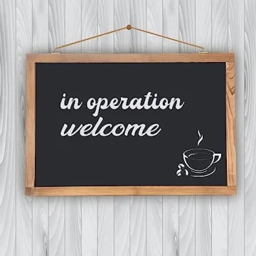 Rustic Wooden Framed Chalkboard for Home & Office