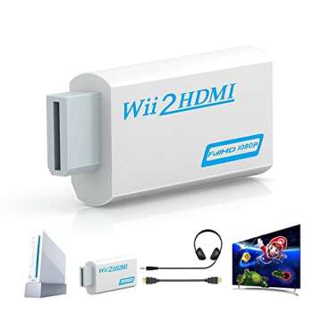 GANA Wii to HDMI Converter for 1080p Display