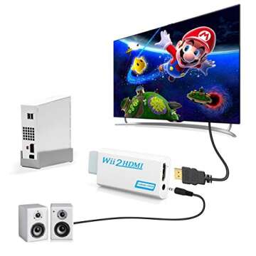GANA Wii to HDMI Converter for 1080p Display