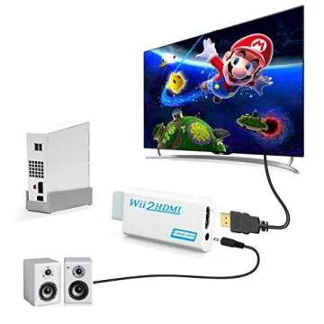 GANA Wii to HDMI Converter for 1080p Display