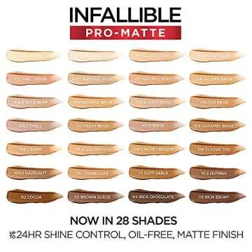 L'Oreal Paris Infallible Pro-Matte Foundation - 24HR Liquid Coverage