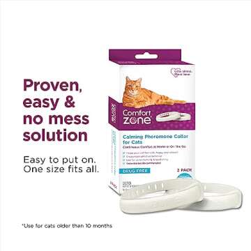 Comfort Zone Cat Calming Collar: 2 Pack