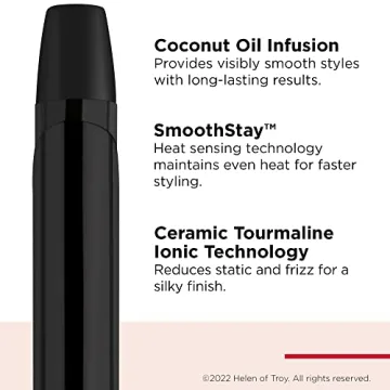 Revlon SmoothStay Coconut Oil Curling Iron for Shiny Curls